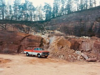 car in quarry © Michael