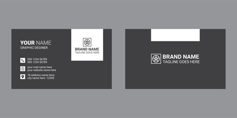 Simple business card design for corporate business, professional, personal and modern visiting card design.
