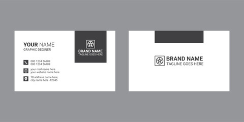 Simple business card design for corporate business,
professional, personal and modern visiting card design.