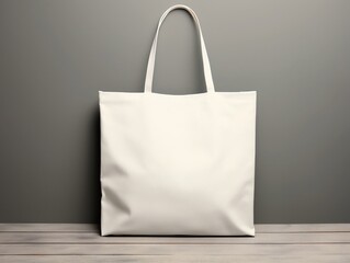 Tote bag mockup with isolated background generative ai