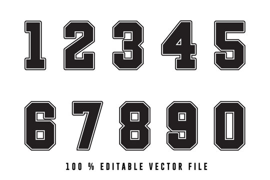Jersey numbers top