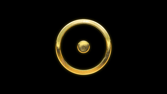 Alchemy symbols icons gold golden