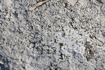 Backgrounds made of rocks and sea salts formed from minerals and above them