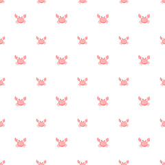 crabs seamless pattern. pattern for textile cute crabs.