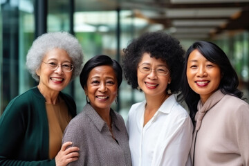 Obraz premium Empowered Women in Office Leadership