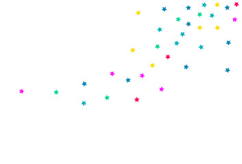 Rainbow Constellation Festival Vector White