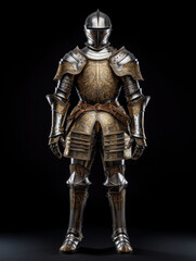Fototapeta na wymiar Armor of a medieval knight.