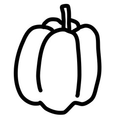 Cute Vegetable Fruit icon design element