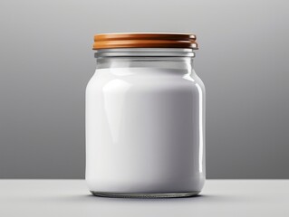 Jar Mockup with isolated background generative ai