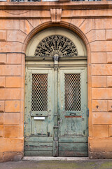 Old and beautiful ornate French door