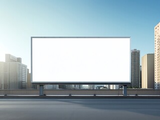 Billboard mockup with isolated background generative ai