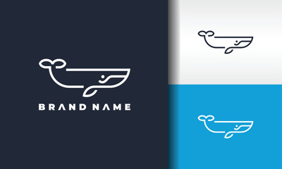 blue whale line logo © Hasim