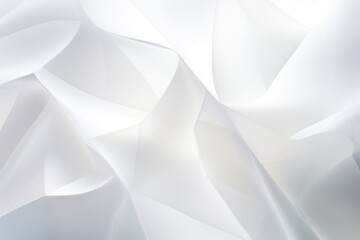 Abstract White Background, Light creating geometric shapes on a white backdrop - Abstract Illumination - AI Generated