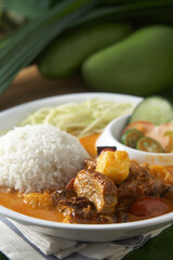 Red Curry Pineapple Duck Rice