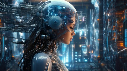 AI-Infused Sci-Fi: Exploring Futuristic Concepts and Dystopian Realities
