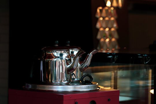 coffee maker in a cafe
