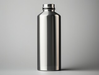 Flask bottle mockup with isolated background generative ai