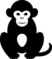 Macaque Flat Icon