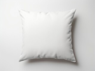 Square pillow mockup with isolated background generative ai