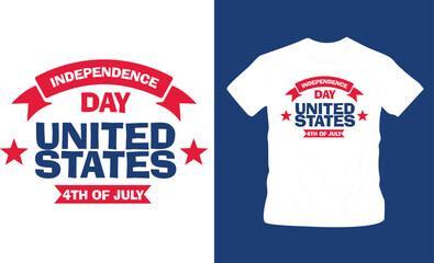 4th July America independence day t shirt editable template