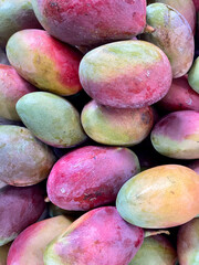 Brazilian mango for sale in the market.