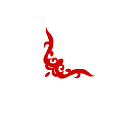 Chinese Classical Style Border Corner Frame Design