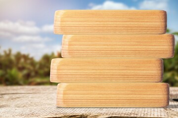 Wooden blocks with  Active Listener text