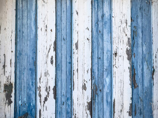blue and white old wooden texture background