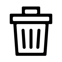 trash can vector icon