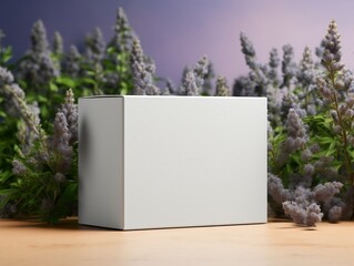 Carton box mockup with isolated background generative ai