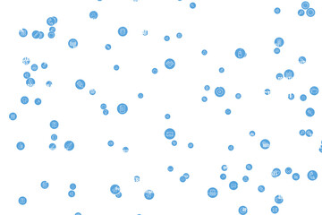 Digital png illustration of network of icons with business connections on transparent background