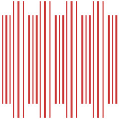 Digital png illustration of red vertical lines on transparent background