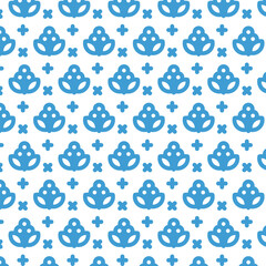 Digital png illustration of rows of blue pattern on transparent background