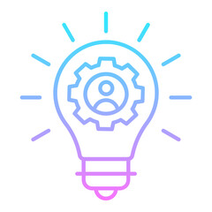 Brainstorming Gradient Icon