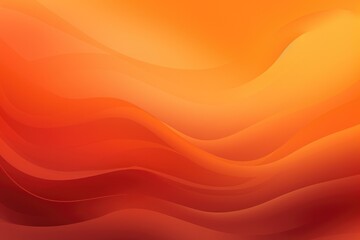an abstract artwork with vibrant orange and red colors and flowing wavy lines