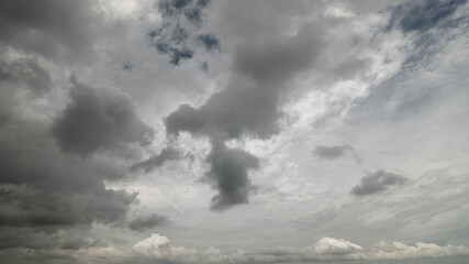 Dark sky with stormy clouds. Dramatic sky rain,Dark clouds before a thunder-storm.