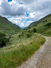 The beautiful Glenveagh National Park in County Donegal, Ireland