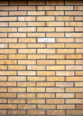 Texture. Brick yellow wall as texture.
