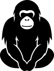 Orangutan Flat Icon