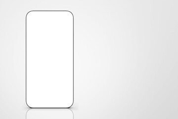 Shein shop logo and mobile phone with a blank screen