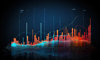 Business data analysis and analytics of customers insights with charts.