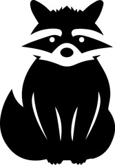 Raccoon Flat Icon