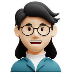 Business woman 3D Avatar Character Illustrations