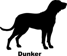 Dunker dog silhouette dog breeds Animals Pet breeds silhouette