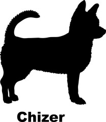 Chizer dog silhouette dog breeds Animals Pet breeds silhouette