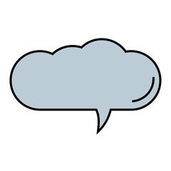 Cute Speech Bubble Illustration