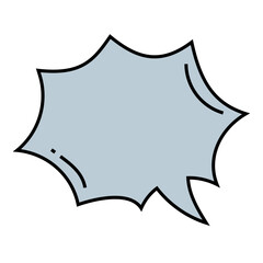 Cute Speech Bubble Illustration