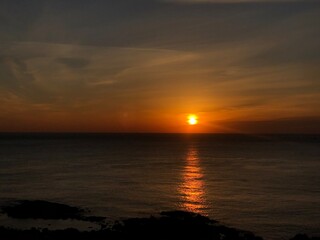 Fototapeta na wymiar sunset ocean view