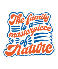 Naklejka premium Family Vector, Elements and Craft Design.