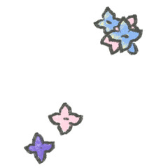 Hydrangea chalk paint